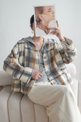 Allison Reversible Checked Jacket